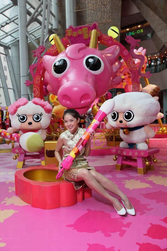 喜羊羊美術館 30 呎巨龍到訪朗豪坊