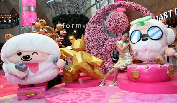 喜羊羊美術館 30 呎巨龍到訪朗豪坊