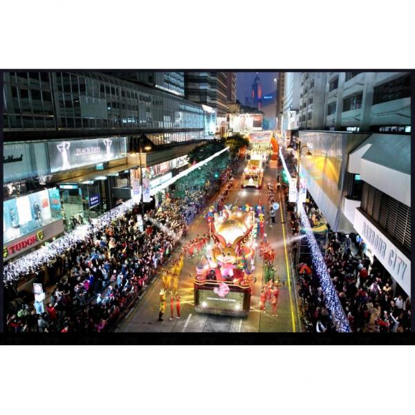 國泰花車巡遊 尖沙咀初一晚 Party time