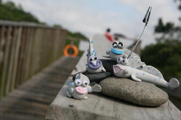 另外,桌上文具製作班更可以手製作獨一無二的彈塗魚文具! 生鬼彈塗魚 「跳」入濕地公園