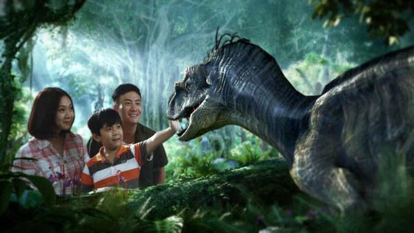 侏羅紀森林是國內規模最大最真的恐龍園區。 侏羅紀森林 登陸長隆動物園