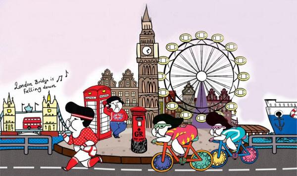 由即日起至 8 月 26 日,新世紀廣場聯同本地創作組合 Graphic Airlines,展出他們創作的人物「阿肥」。 Graphic Airlines 倫敦街頭藝術 搬到新世紀