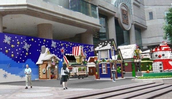 時代廣場 LEGO 村 賀樂高八十大壽