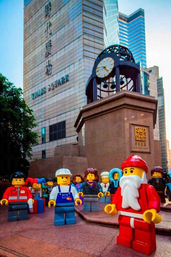 時代廣場 LEGO 村 賀樂高八十大壽