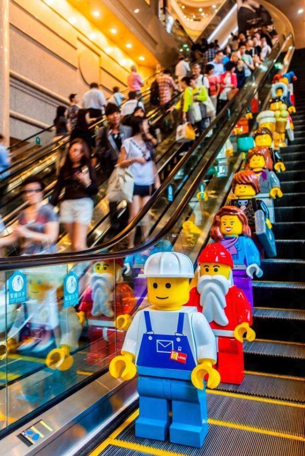 時代廣場 LEGO 村 賀樂高八十大壽