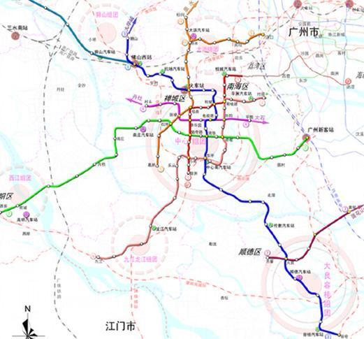 佛山建 8 綫地鐵 半數通廣州