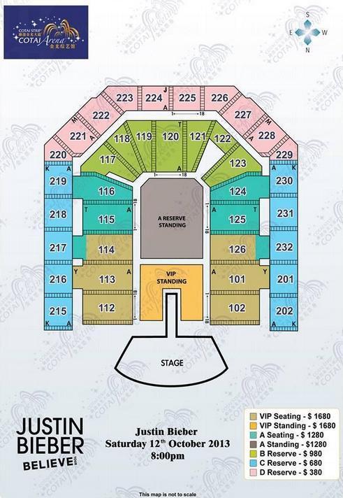 Justin Bieber巡迴演唱會 澳門區門票公售