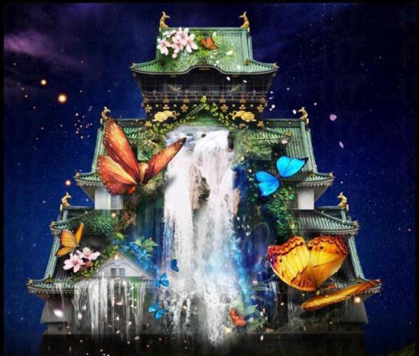 大阪城Super Illumination 將在12月14日至2014年2月16日舉行 大阪・光の饗宴 大玩燈光騷