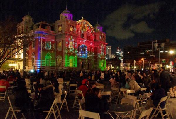 大阪市中央公會堂亦有燈光show 大阪・光の饗宴 大玩燈光騷