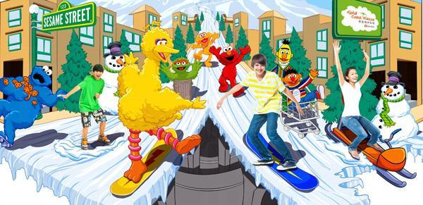 芝麻街聖誕派對 3D角色齊現身