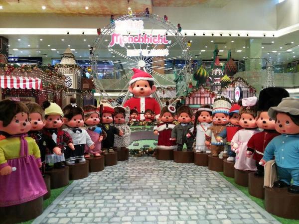 40隻Monchhichi 列陣東港城世界村