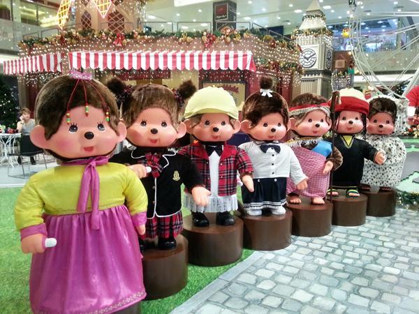 40隻Monchhichi 列陣東港城世界村