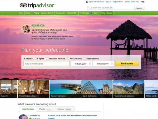 全球十大 最受歡迎酒店訂房網