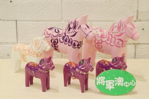 瑞典聖誕小鎮 傳統彩繪木馬