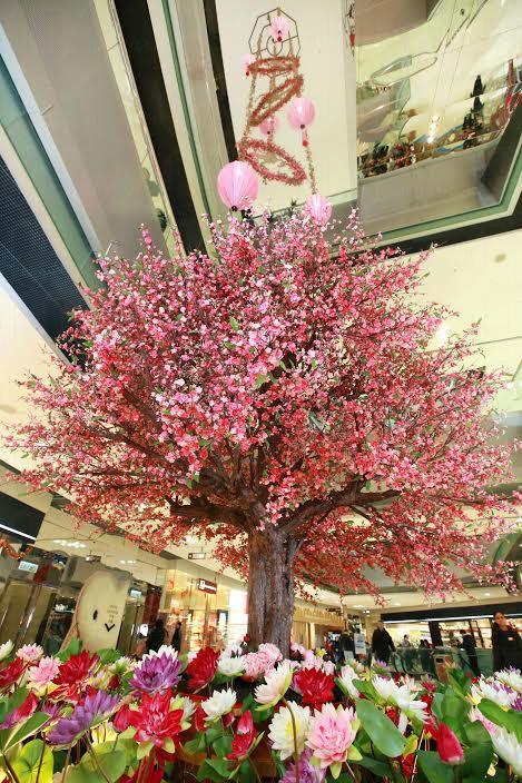 東薈城巨型桃花樹 贏5萬元購物券