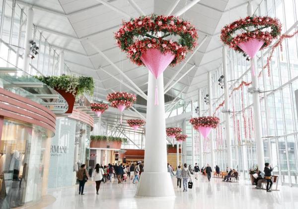 東薈城巨型桃花樹 贏5萬元購物券