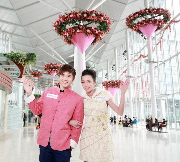 東薈城巨型桃花樹 贏5萬元購物券