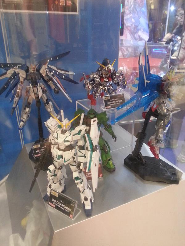 展覽內另設有六款限定版發售。 Gunpla x The ONE 高達模型展