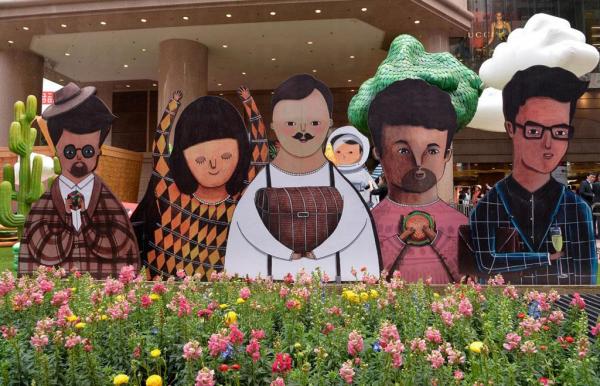 時代廣場 x 泰國藝術家SUNTUR 巨型野餐盛宴