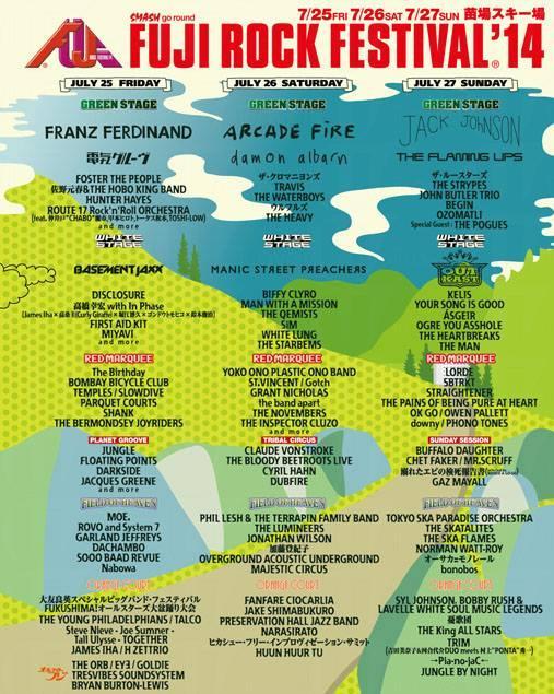 場內一共劃分13個演出區域，今年陣容絕相當吸引！