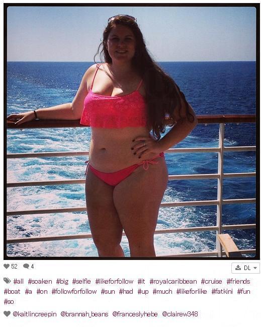 胖妹着bikini都可以好美