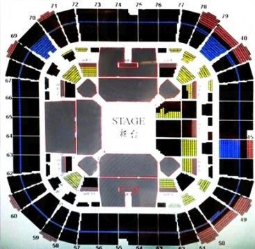 鄭秀文《Touch Mi》世界巡迴演唱會2014 座位表 鄭秀文《Touch Mi》世界巡迴演唱會2014 座位表
