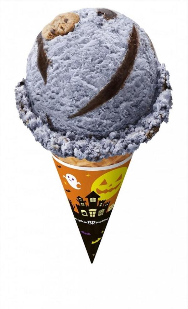 萬聖節限定雪糕口味「Spooky cookies」。 萬聖節限定雪糕口味「Spooky cookies」。