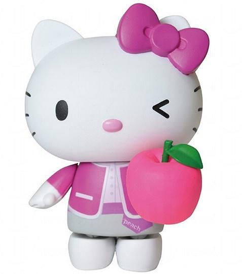 隨送道具蘋果，可吸附在Kitty前臂。