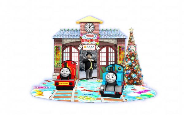 Thomas&Friend「聖誕糖果小鎮」藍灣廣場 蒸汽小火車Thomas & Friends 駛進藍灣、碧湖及帝庭軒