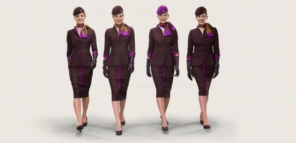 阿提哈德航空 空姐辛酸史!8 套最「難著」制服 國泰上榜