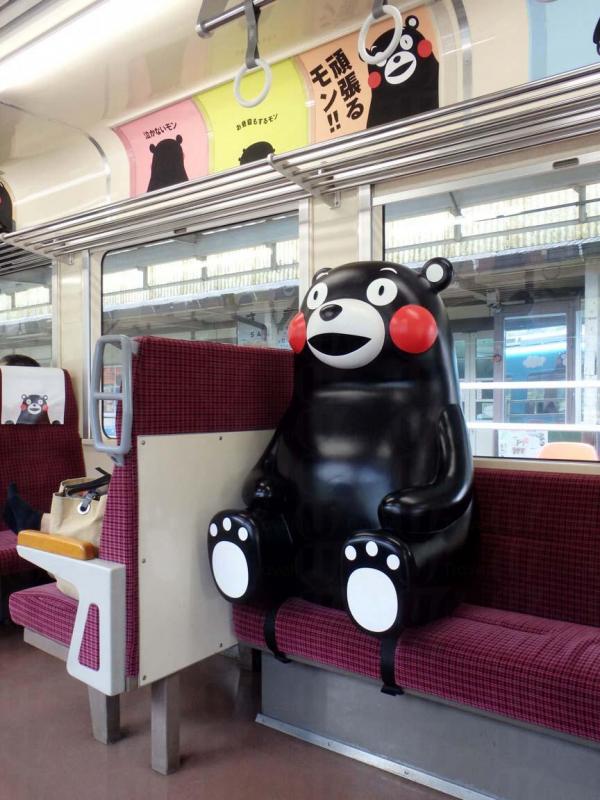 粉絲又多個藉口去九州！ 超可愛熊本熊列車行走熊本