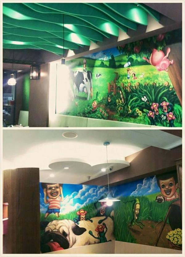 店內裝潢 (圖：醜比頭的秘密花園輕食咖啡Facebook)