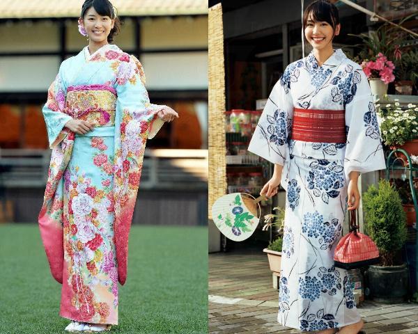 和服比浴衣較為傳統。 和服比浴衣較為傳統。