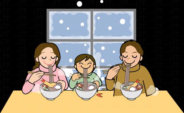 日本人吃蕎麥麵過除夕 日本人吃蕎麥麵過除夕