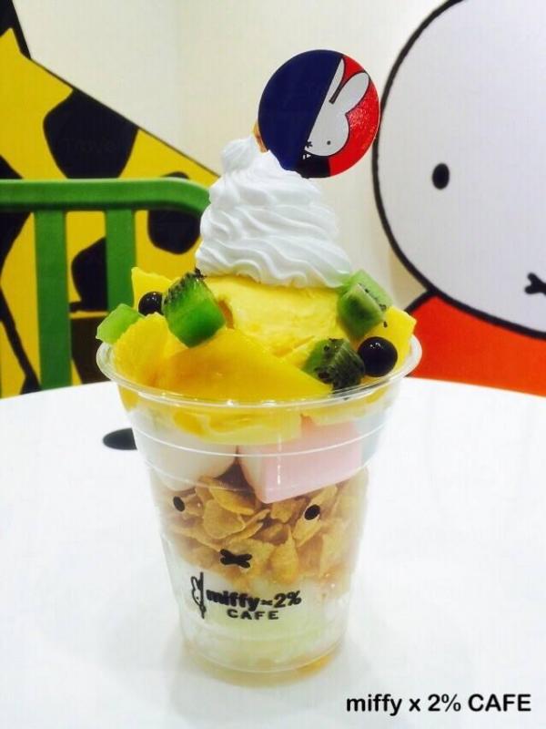 當然不少得 Miffy 的主題餐點啦!(圖︰ miffy×2% café ) 當然不少得 Miffy 的主題餐點啦!(圖︰ miffy×2% café )