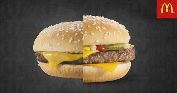 我們都曾經試過將漢堡包做到好像廣告上那個漂亮樣子,可惜失敗了。(圖︰togtech) 我們都曾經試過將漢堡包做到好像廣告上那個漂亮樣子,可惜失敗了。