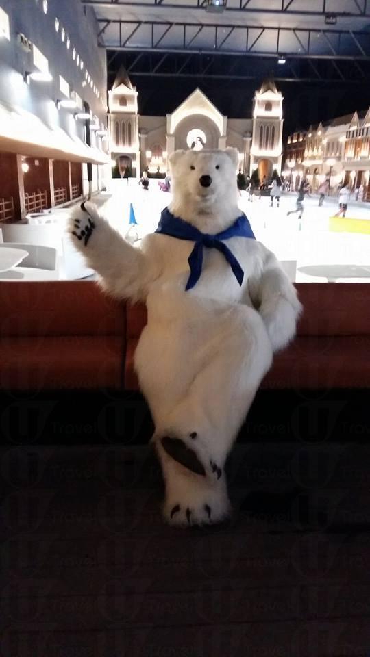 遊樂園的吉祥物就是北極熊。