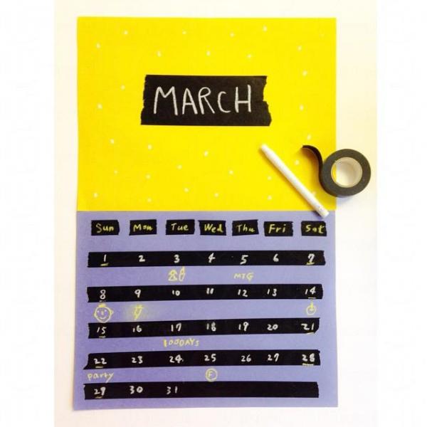 自製月曆