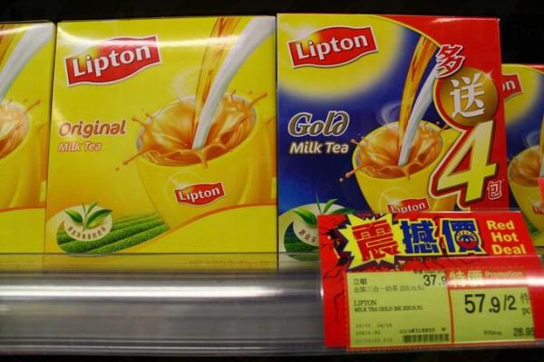 第4 位 Lipton 奶茶(圖︰Retrip) 第4 位 Lipton 奶茶
