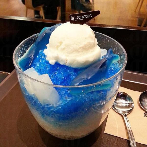 首爾東大門超人氣 夢幻海藍「海豚雪糕冰」