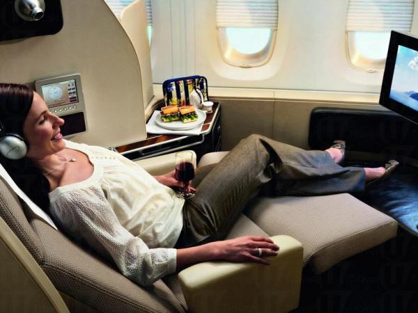 澳洲航空每班航機只有14個乘客可享用頭等艙私人套房  (圖：cntraveler)