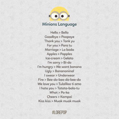 Bello以外，教你17個Minion語言 終於同佢哋溝通到喇！