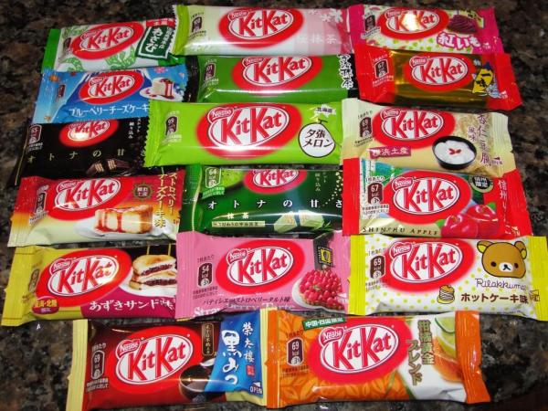 Kit Kats在日本有超過100種不同味道。(圖：hungrycuriouscat.wordpress)