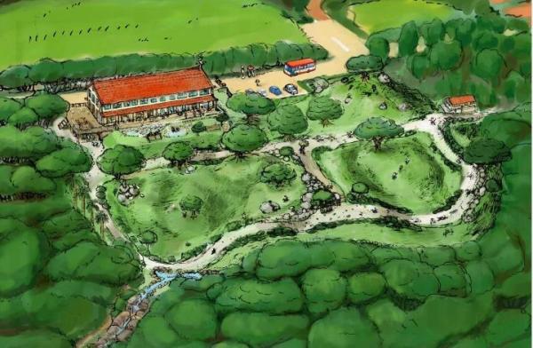 近日日本動畫大師宮崎駿就計劃在沖繩久米島打造一個屬於小孩子的森林公園，項目名為「風回家的森林」(圖: okinawatimes)