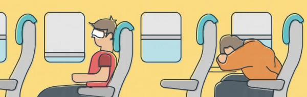 一覺瞓到落機！學識8招飛機上輕鬆入睡 (圖：worktheworld)