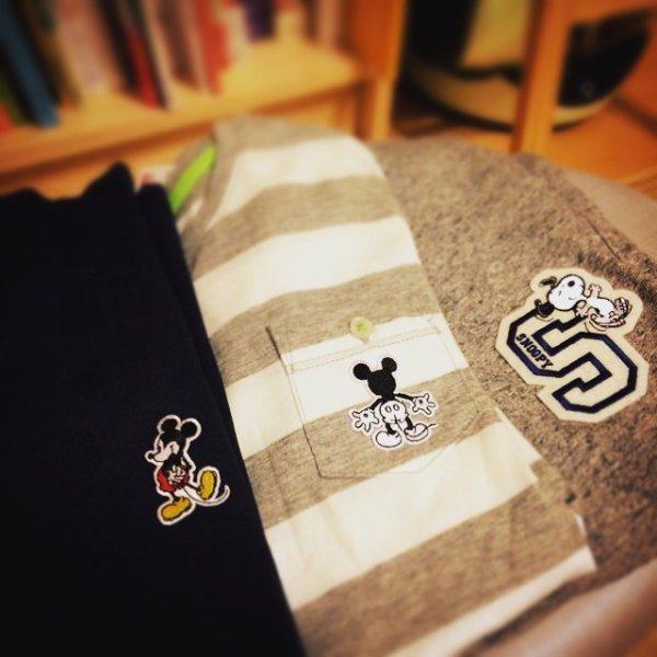 日本UNIQLO姆明、史努比卡通徽章 免縫紉簡單4步DIY可愛衣物
