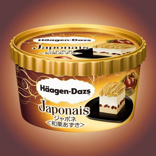 日本Häagen-Dazs推出JAPONAIS紅豆栗子雪糕。(圖:Häagen-Dazs)