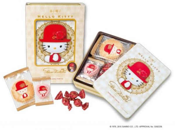 Hello Kitty x日本紅帽子曲奇　 曲奇罐要好好收藏啊！