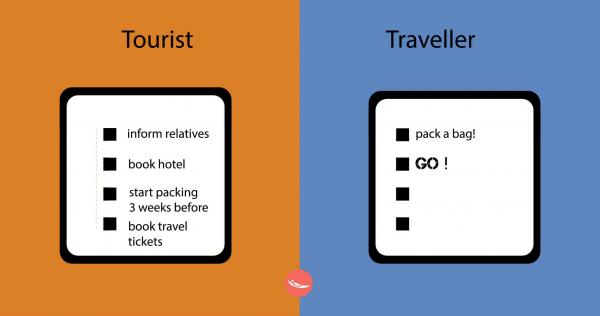 Tourist vs Traveller 你是哪一種？ 11張圖看出遊客和旅人的分別