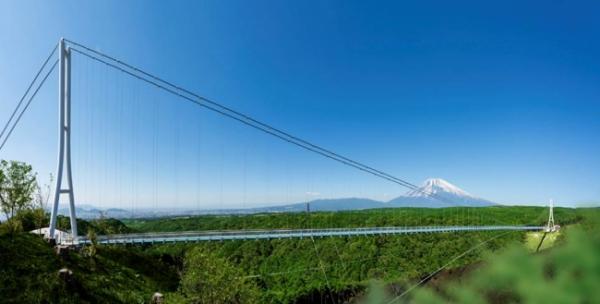 日本最長「三島大吊橋」正式開通！ 可飽覽富士山美景